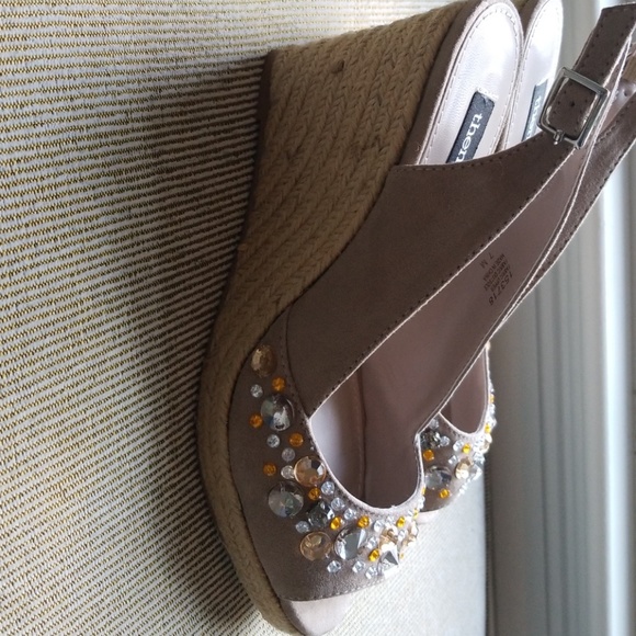 Women's wedge slingback sandals - Picture 4 of 4